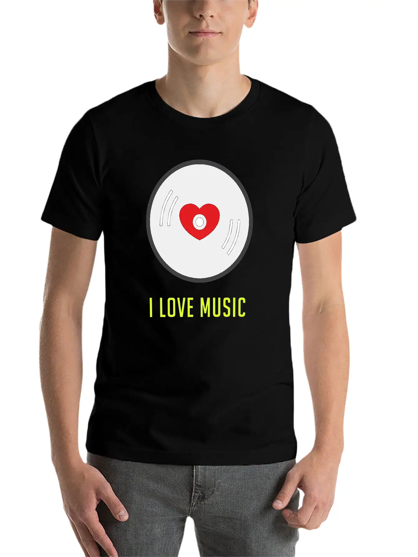 Vinyl 8 F Unisex Short Sleeve Soft Cotton T-Shirt – Casual Everyday Wear