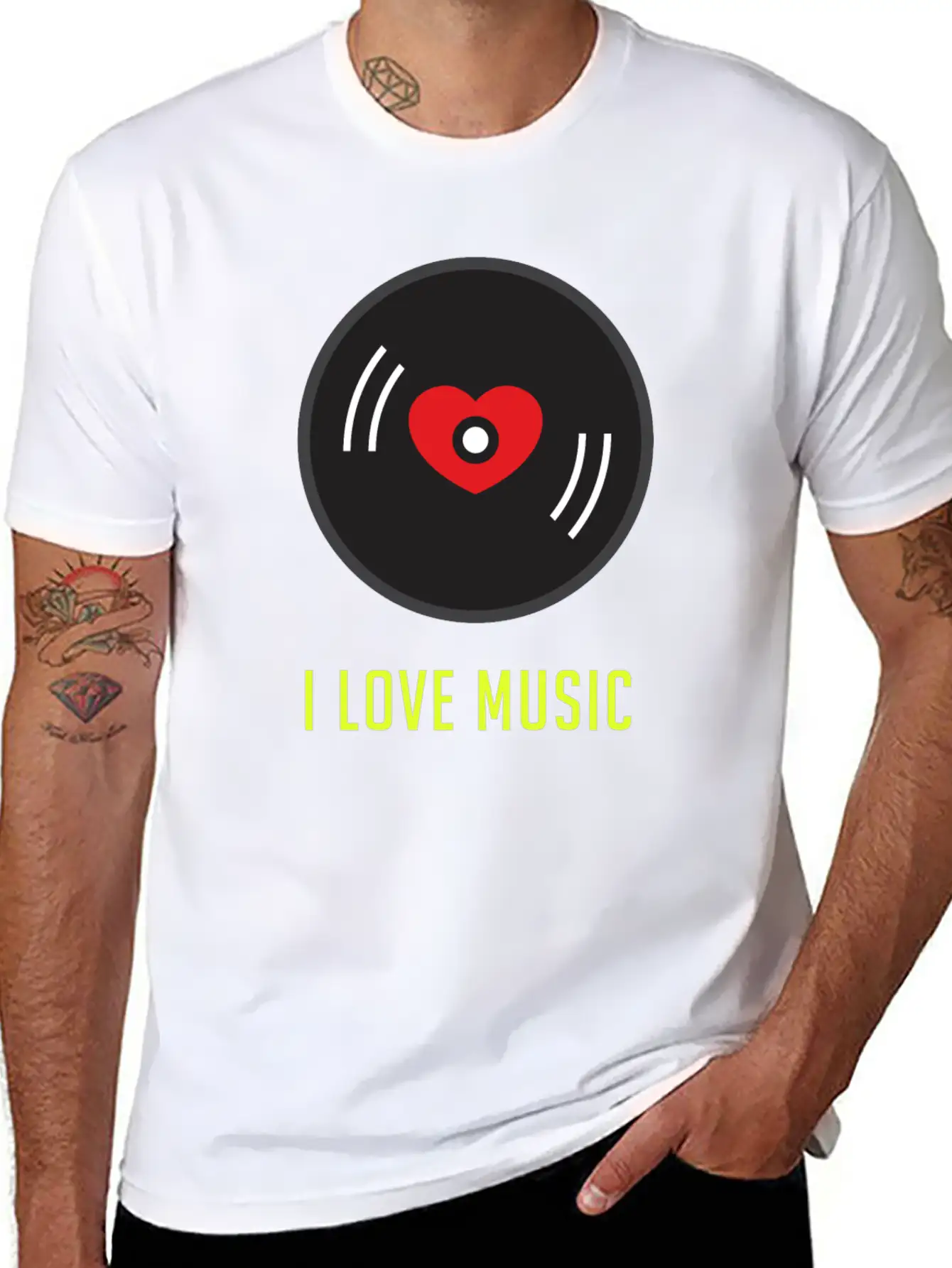 Vinyl 8 F Unisex Short Sleeve Soft Cotton T-Shirt – Casual Everyday Wear