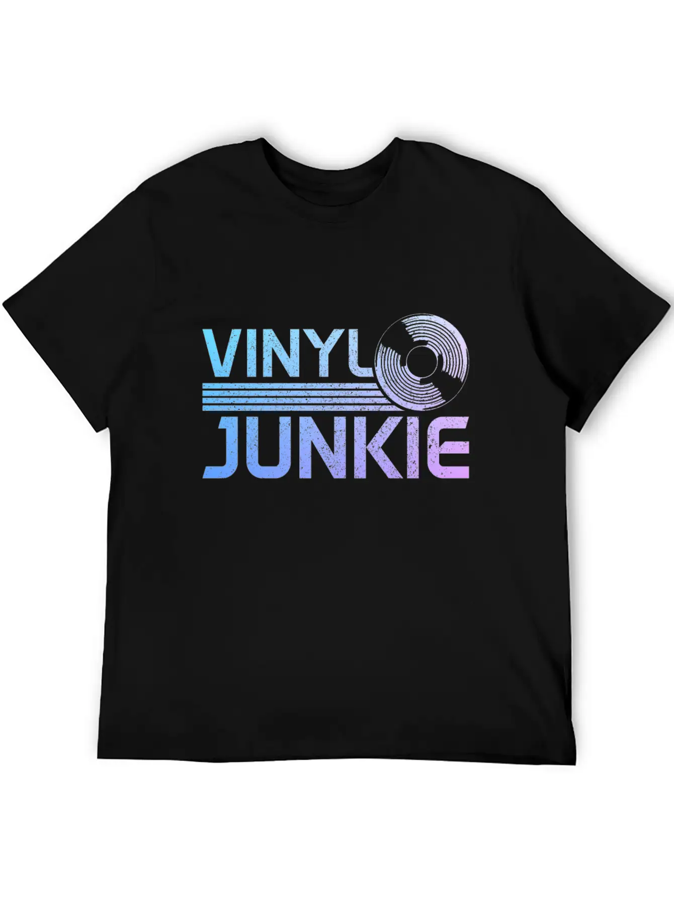Vinyl Record Collector Music DJ Gift Stylish Everyday T-Shirt – Unisex Basic Cotton Tee