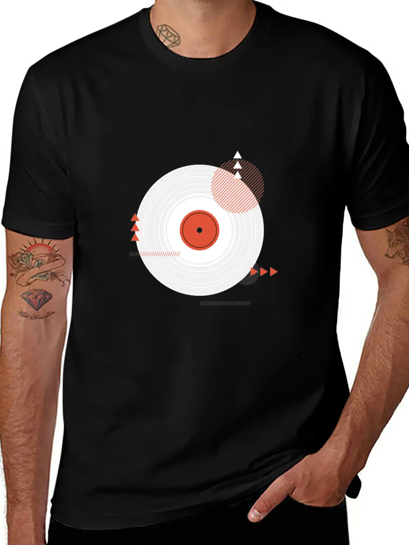 Vinyl Record EP Retro Comfortable Minimalist Graphic Tee – Summer Style Essential