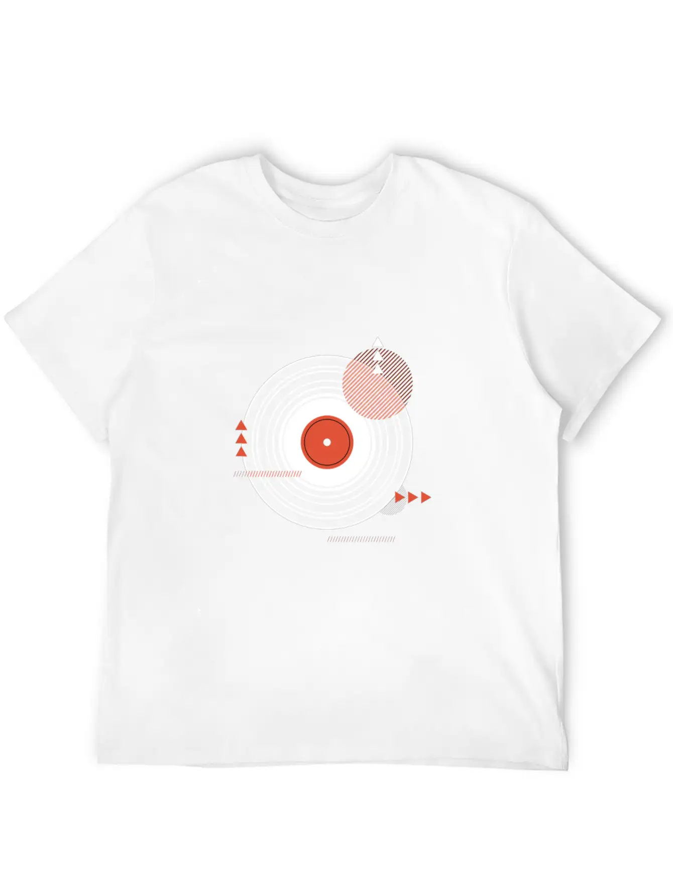 Vinyl Record EP Retro Comfortable Minimalist Graphic Tee – Summer Style Essential