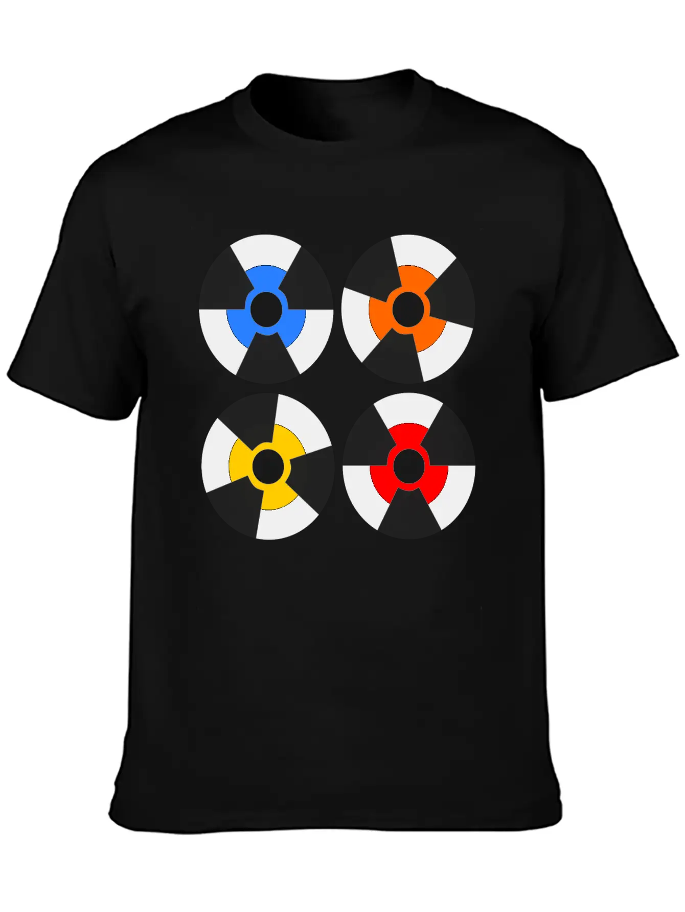 Vinyl Record Inspiration Unisex Short Sleeve Soft Cotton T-Shirt – Casual Everyday Wear