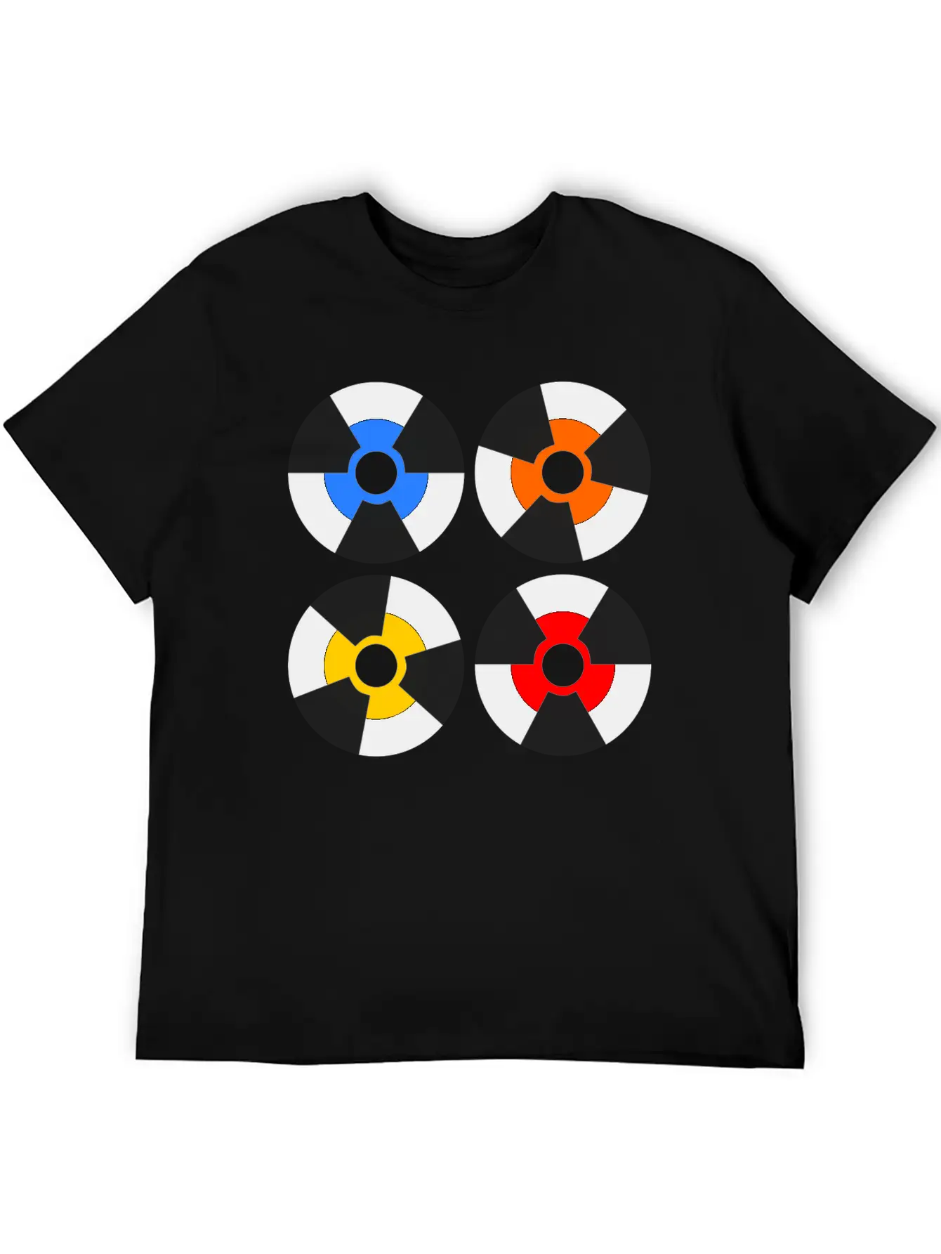 Vinyl Record Inspiration Unisex Short Sleeve Soft Cotton T-Shirt – Casual Everyday Wear