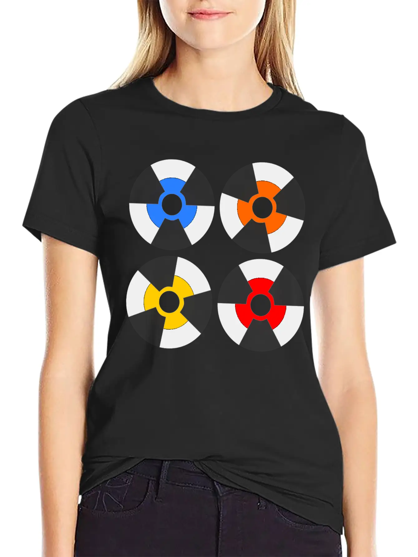 Vinyl Record Inspiration Unisex Short Sleeve Soft Cotton T-Shirt – Casual Everyday Wear