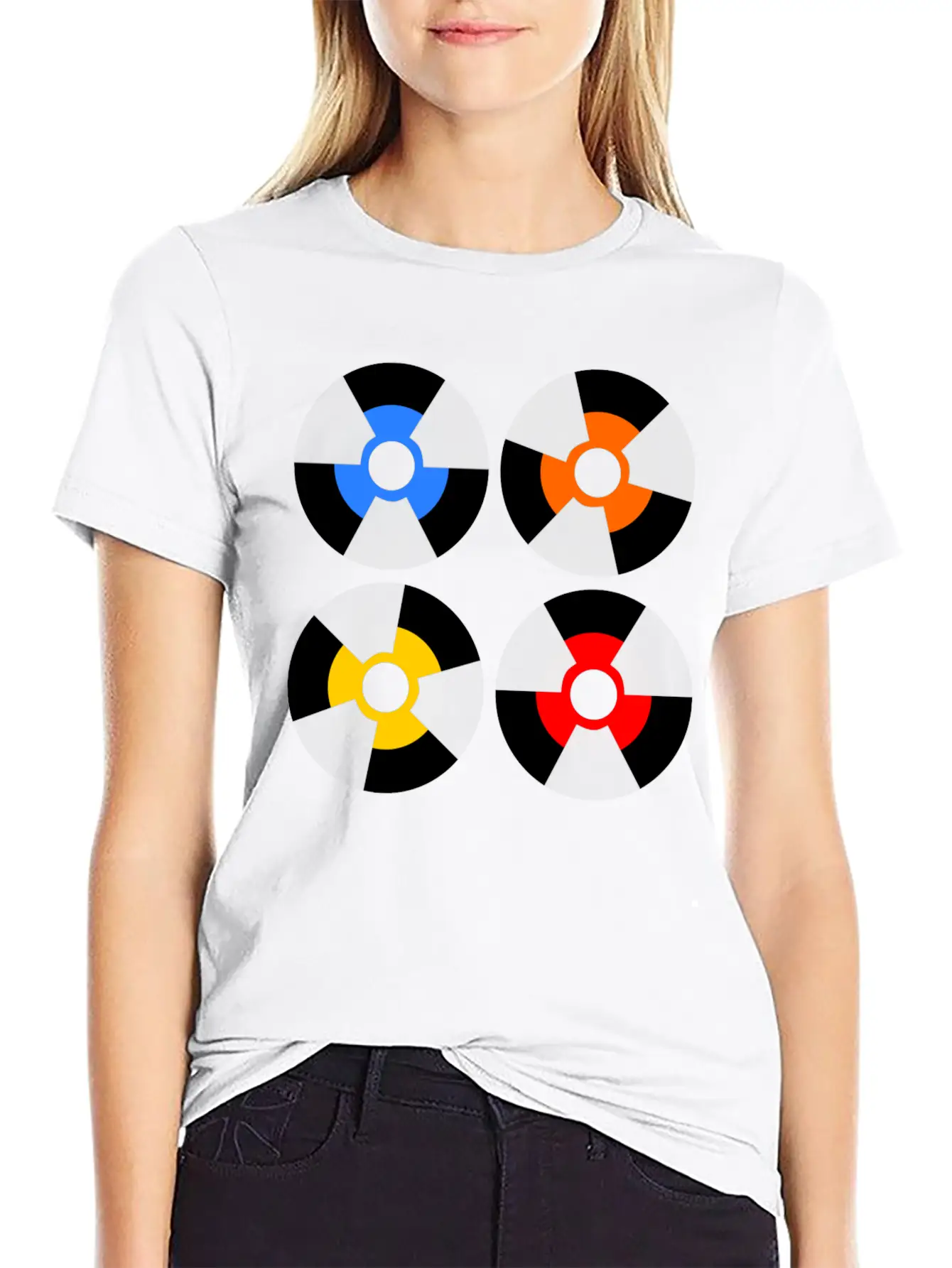 Vinyl Record Inspiration Unisex Short Sleeve Soft Cotton T-Shirt – Casual Everyday Wear