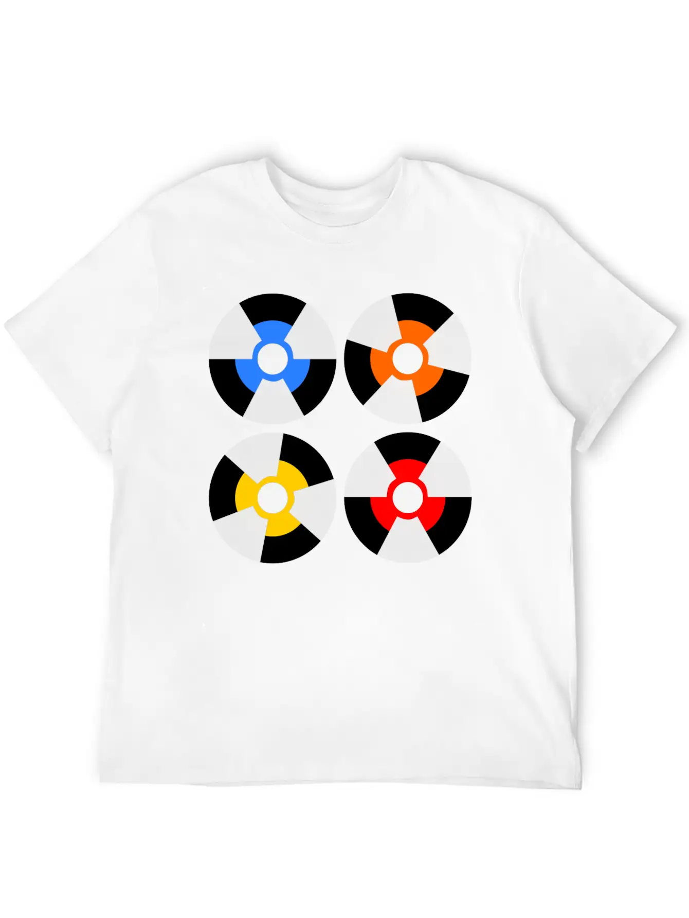 Vinyl Record Inspiration Unisex Short Sleeve Soft Cotton T-Shirt – Casual Everyday Wear
