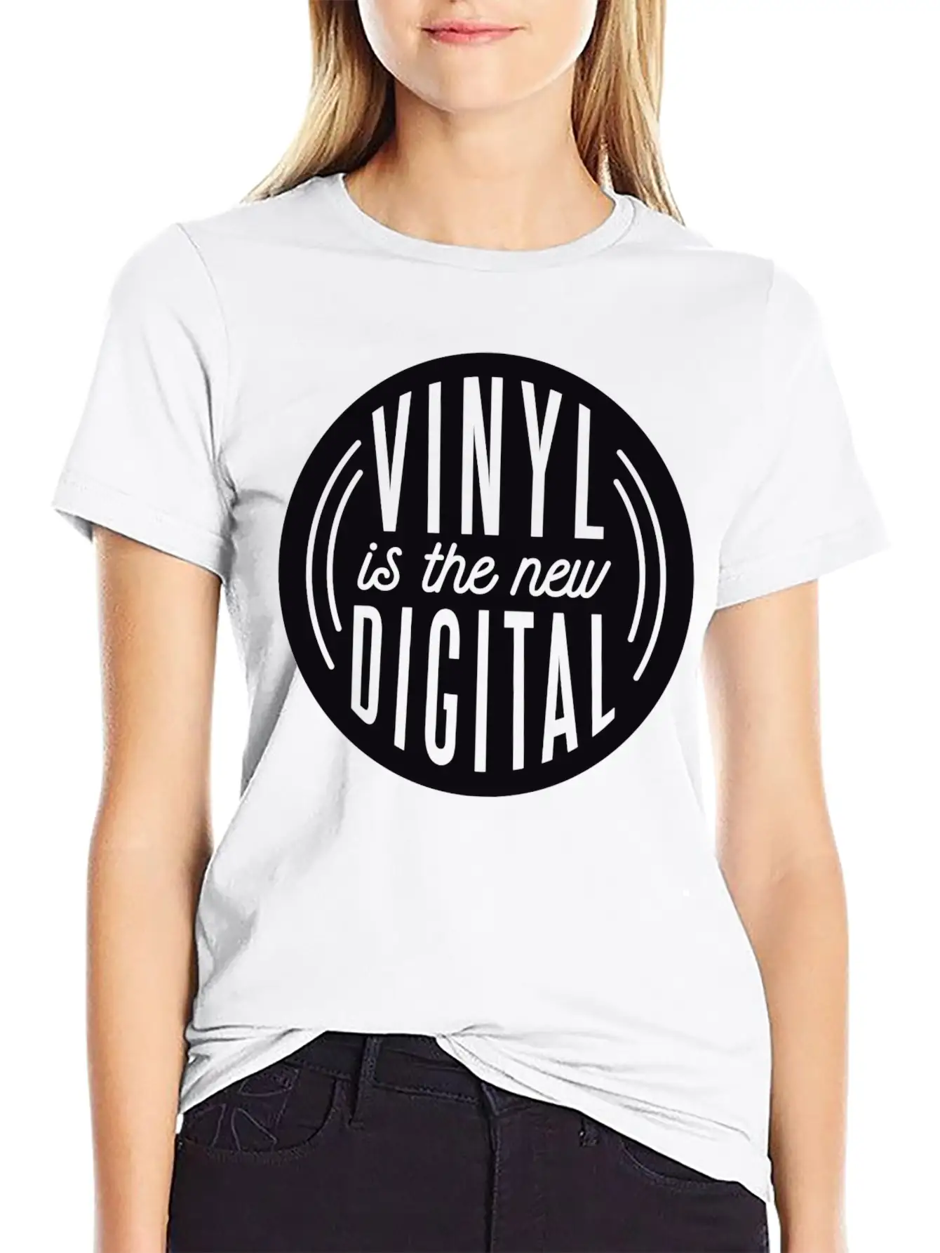 Vinyl Record Record Player Deejay DJ Musictape Timeless Short Sleeve Tee – Comfy And Minimalist Design