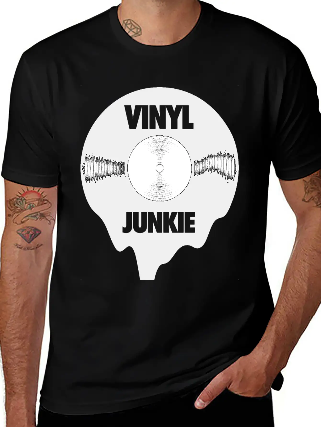 Vinyl Record Turntable Gift Essential Unisex Summer Tee – Soft Cotton Casual Fit
