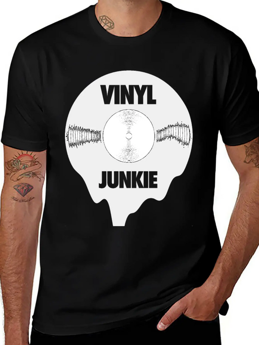 Vinyl Record Turntable Gift Essential Unisex Summer Tee – Soft Cotton Casual Fit