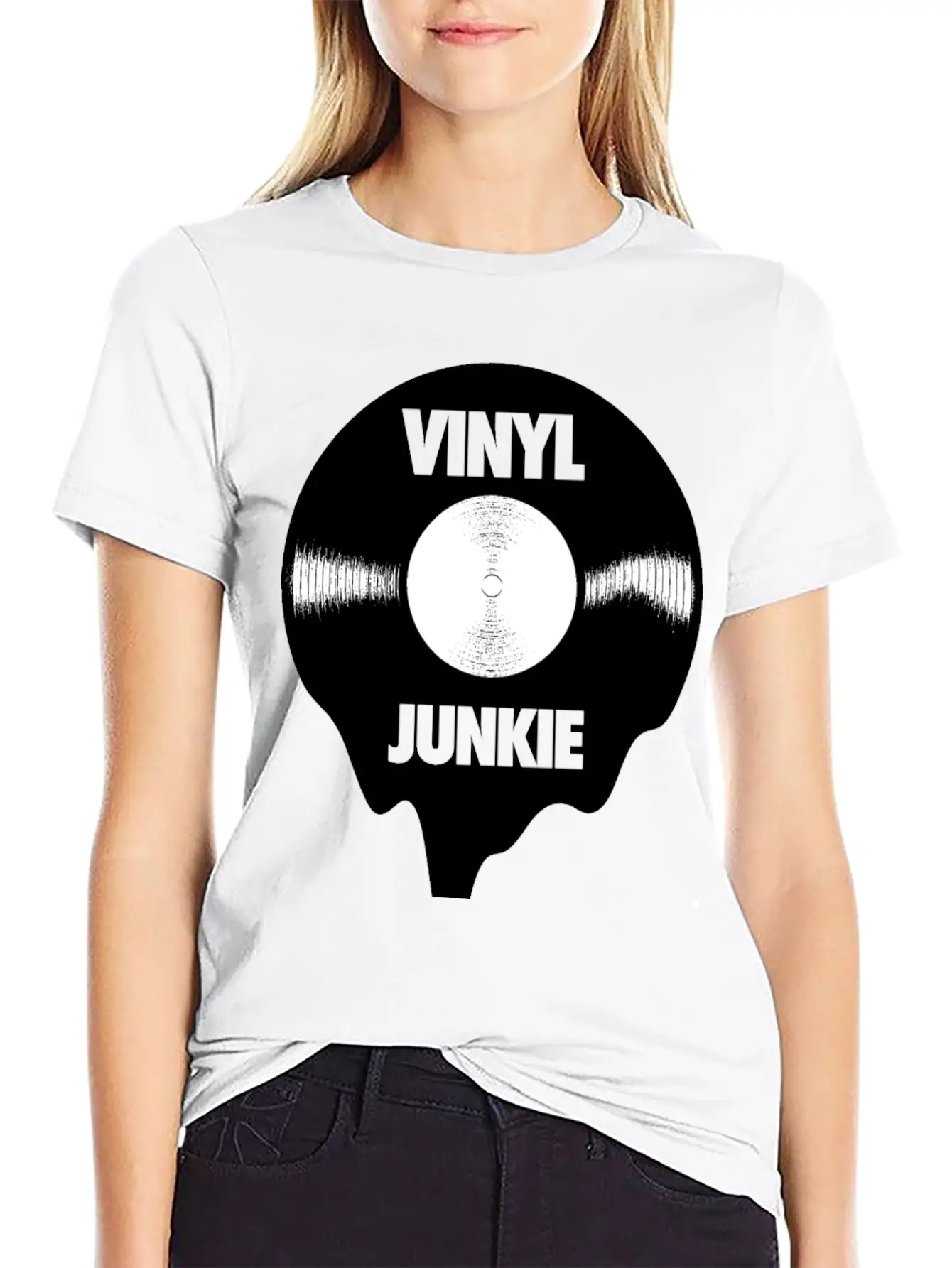 Vinyl Record Turntable Gift Essential Unisex Summer Tee – Soft Cotton Casual Fit