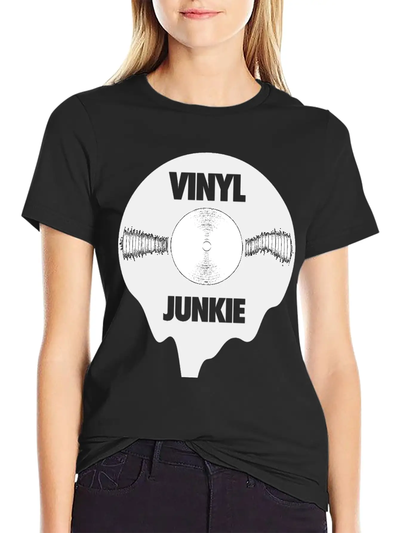 Vinyl Record Turntable Gift Essential Unisex Summer Tee – Soft Cotton Casual Fit
