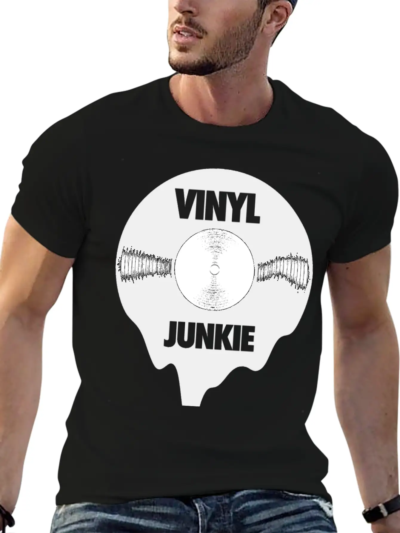 Vinyl Record Turntable Gift Essential Unisex Summer Tee – Soft Cotton Casual Fit