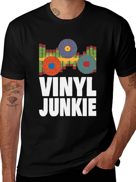 Vinyl Records LP Collector Record Lover Audiophile Comfortable Minimalist Graphic Tee – Summer Style Essential