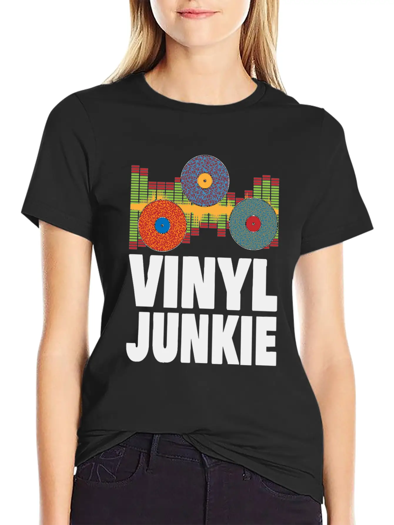 Vinyl Records LP Collector Record Lover Audiophile Comfortable Minimalist Graphic Tee – Summer Style Essential