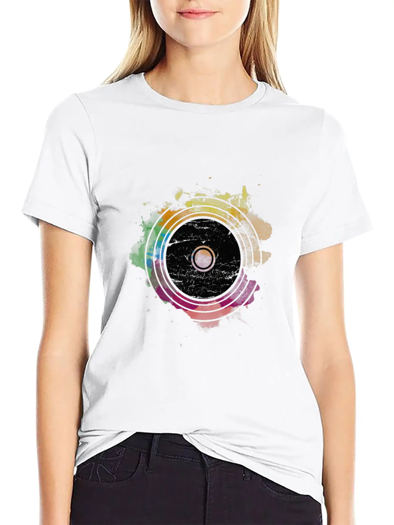 VINYL Unisex Short Sleeve Soft Cotton T-Shirt – Casual Everyday Wear