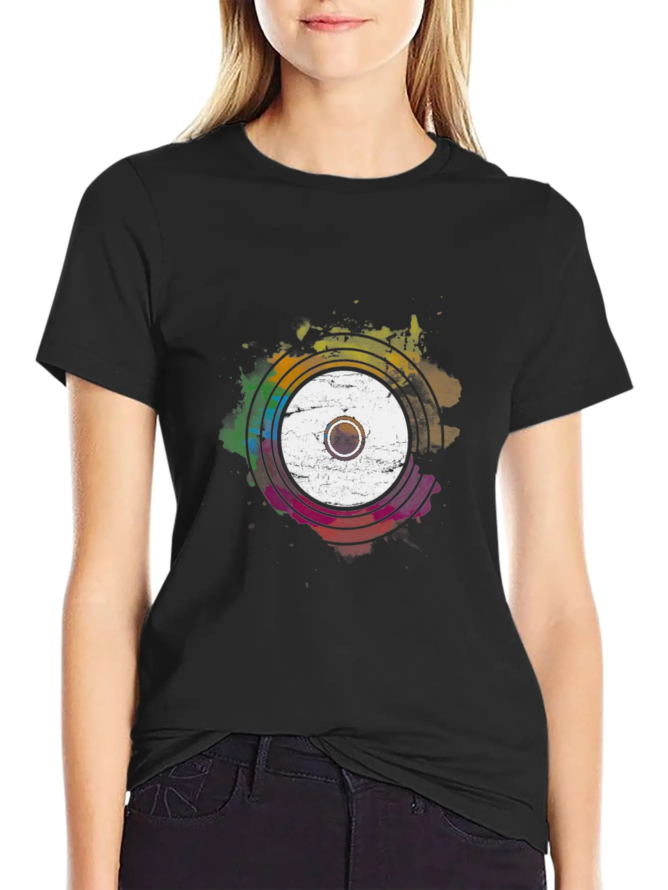 VINYL Unisex Short Sleeve Soft Cotton T-Shirt – Casual Everyday Wear