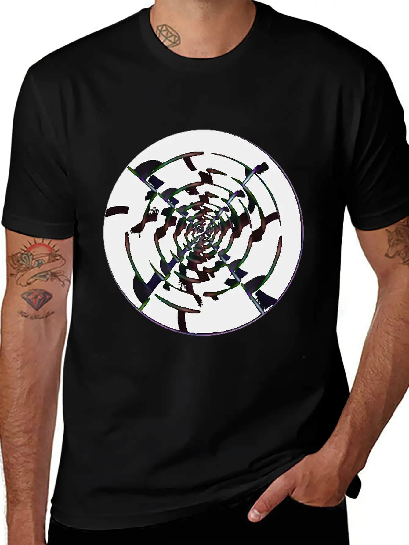 Violet Neon Ball Unisex Short Sleeve Soft Cotton T-Shirt – Casual Everyday Wear