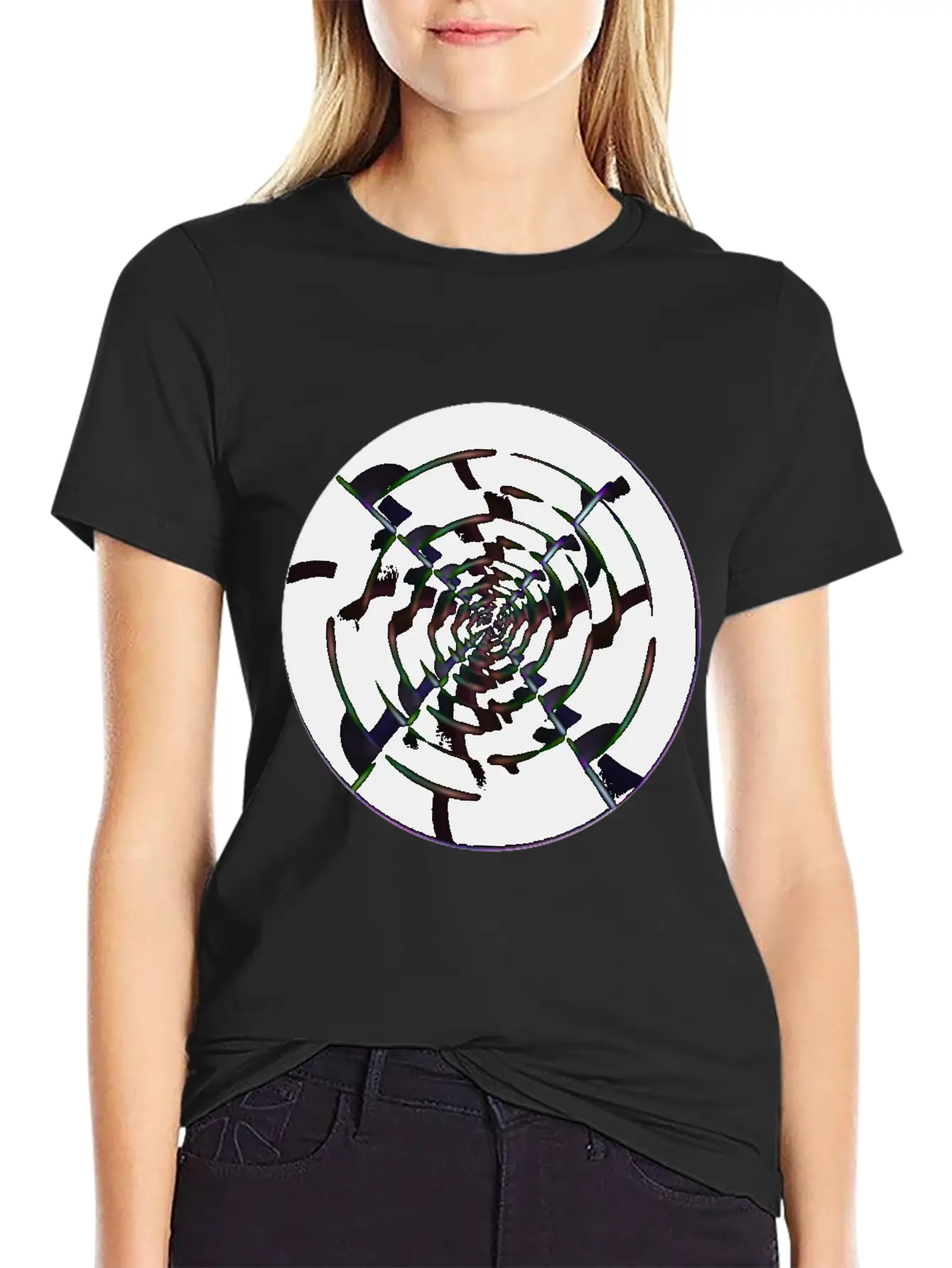 Violet Neon Ball Unisex Short Sleeve Soft Cotton T-Shirt – Casual Everyday Wear