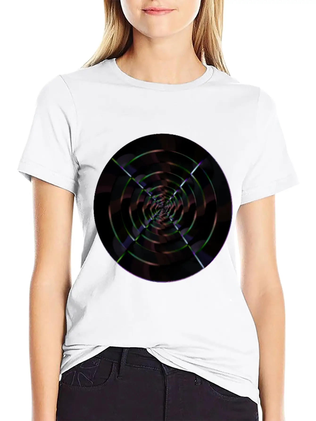 Violet Neon Ball Unisex Short Sleeve Soft Cotton T-Shirt – Casual Everyday Wear