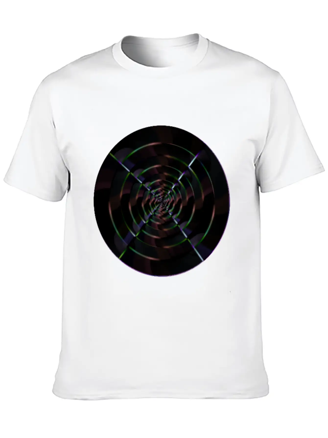 Violet Neon Ball Unisex Short Sleeve Soft Cotton T-Shirt – Casual Everyday Wear
