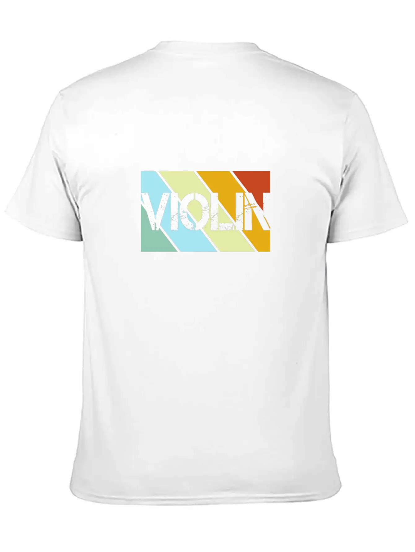 Violin Retro Stylish Everyday T-Shirt – Unisex Basic Cotton Tee