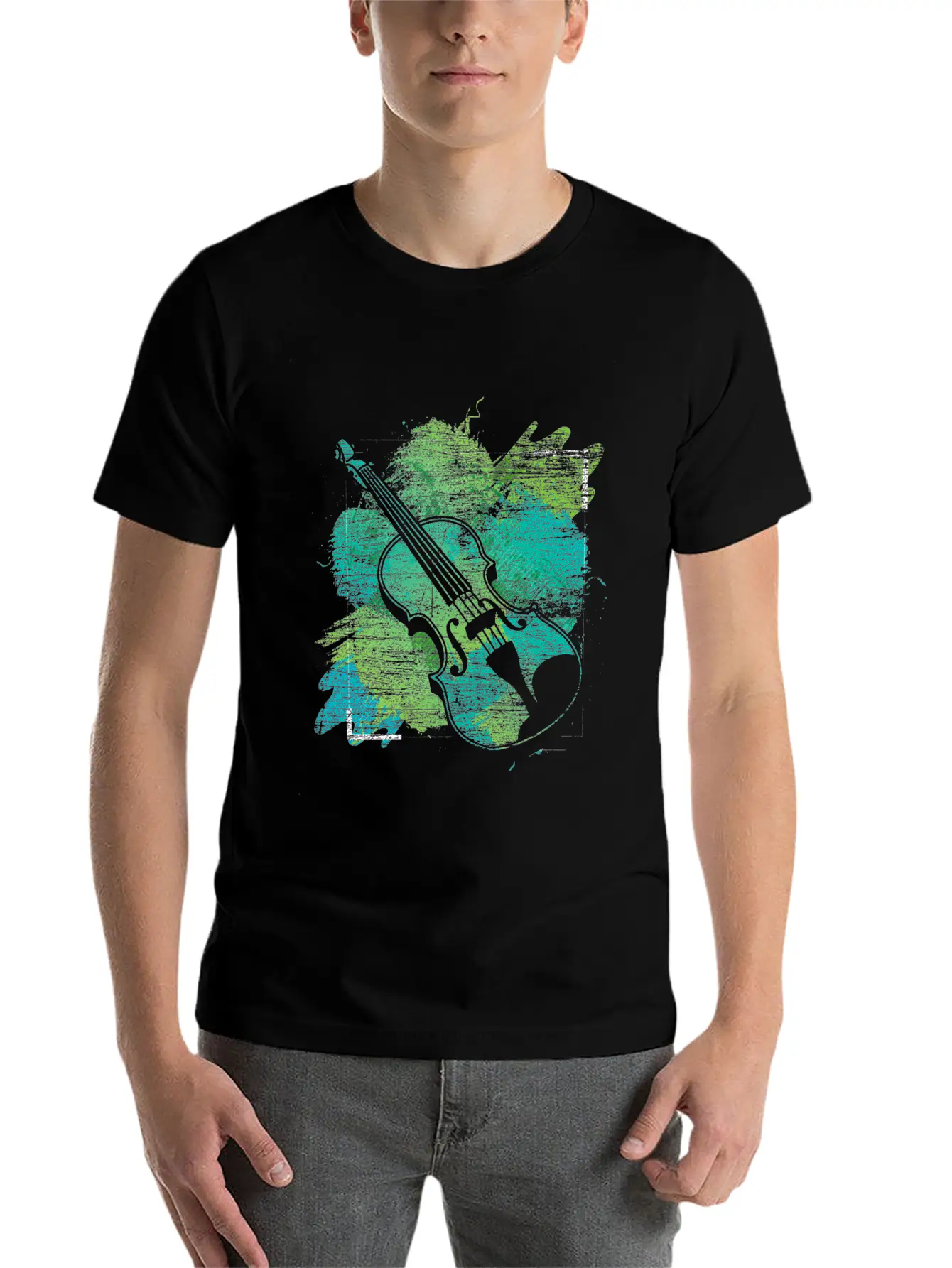 Violin Timeless Short Sleeve Tee – Comfy And Minimalist Design