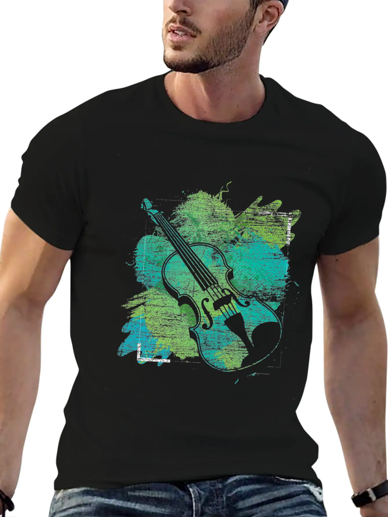 Violin Timeless Short Sleeve Tee – Comfy And Minimalist Design