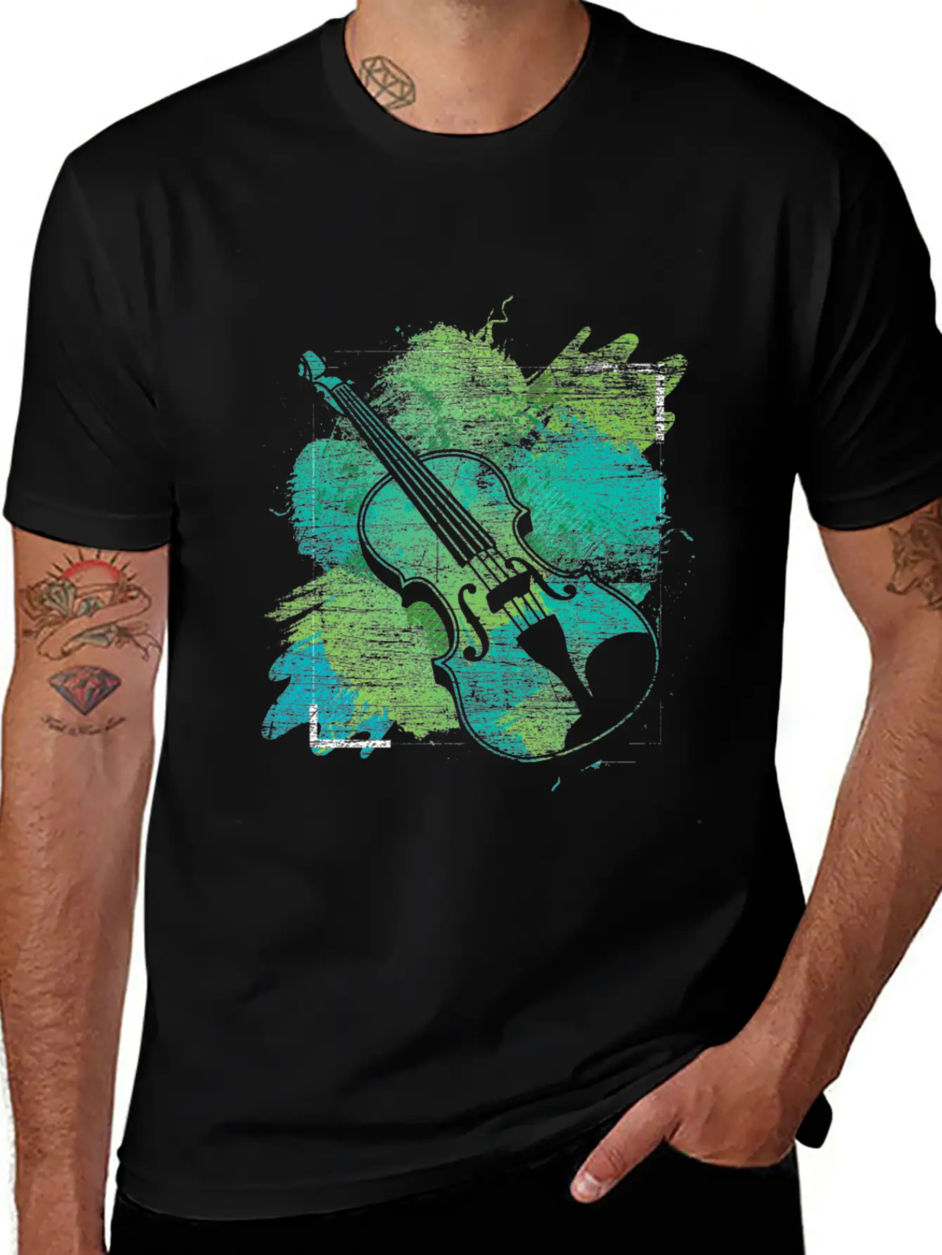 Violin Timeless Short Sleeve Tee – Comfy And Minimalist Design