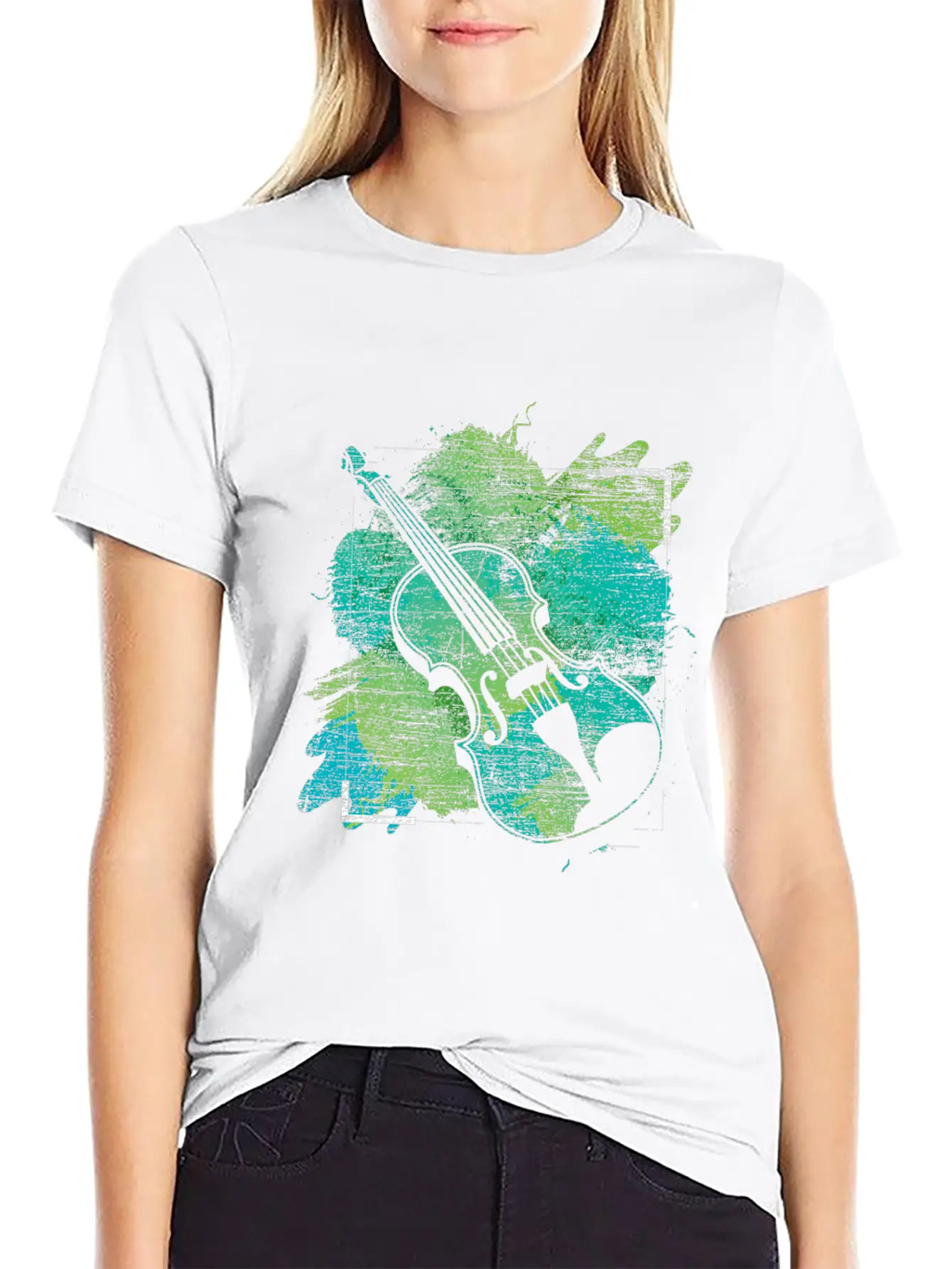 Violin Timeless Short Sleeve Tee – Comfy And Minimalist Design