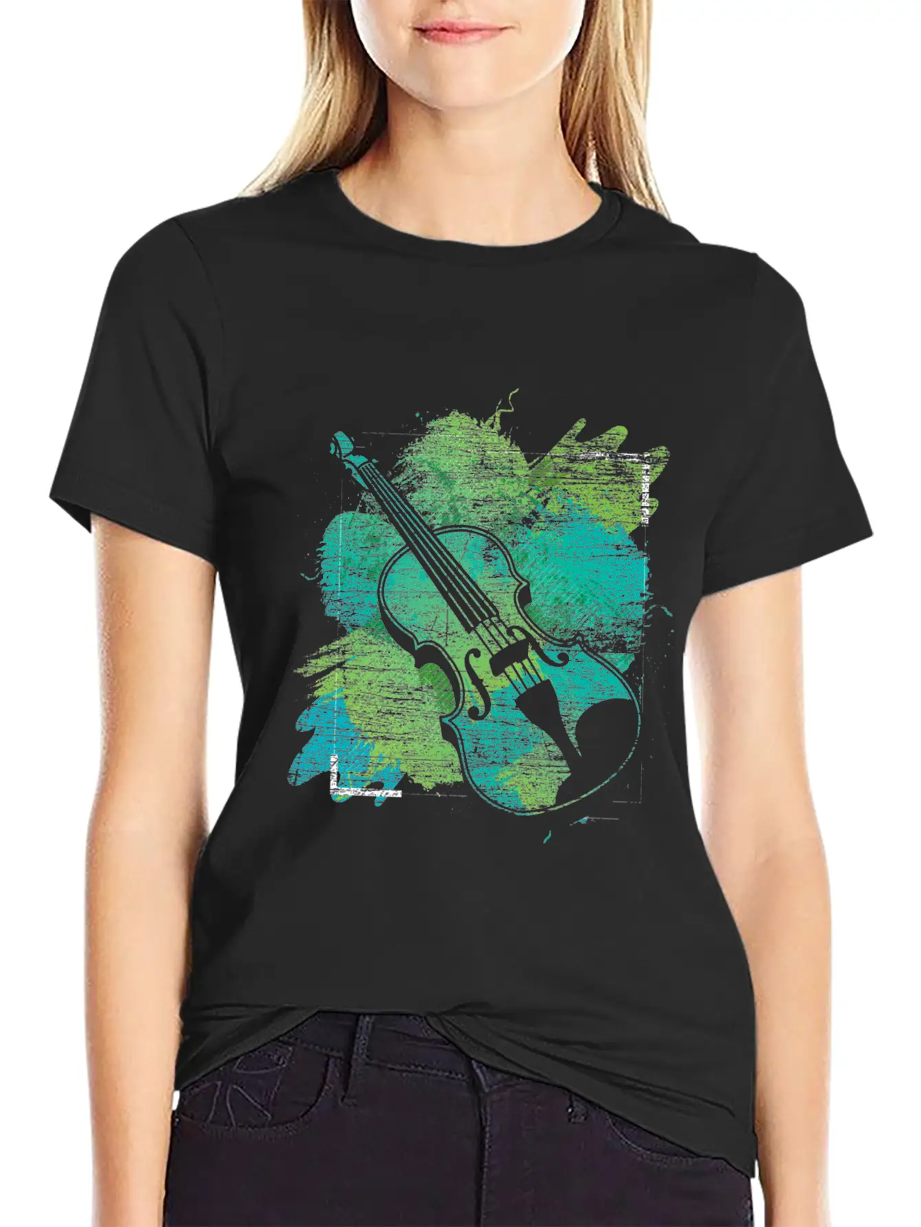 Violin Timeless Short Sleeve Tee – Comfy And Minimalist Design
