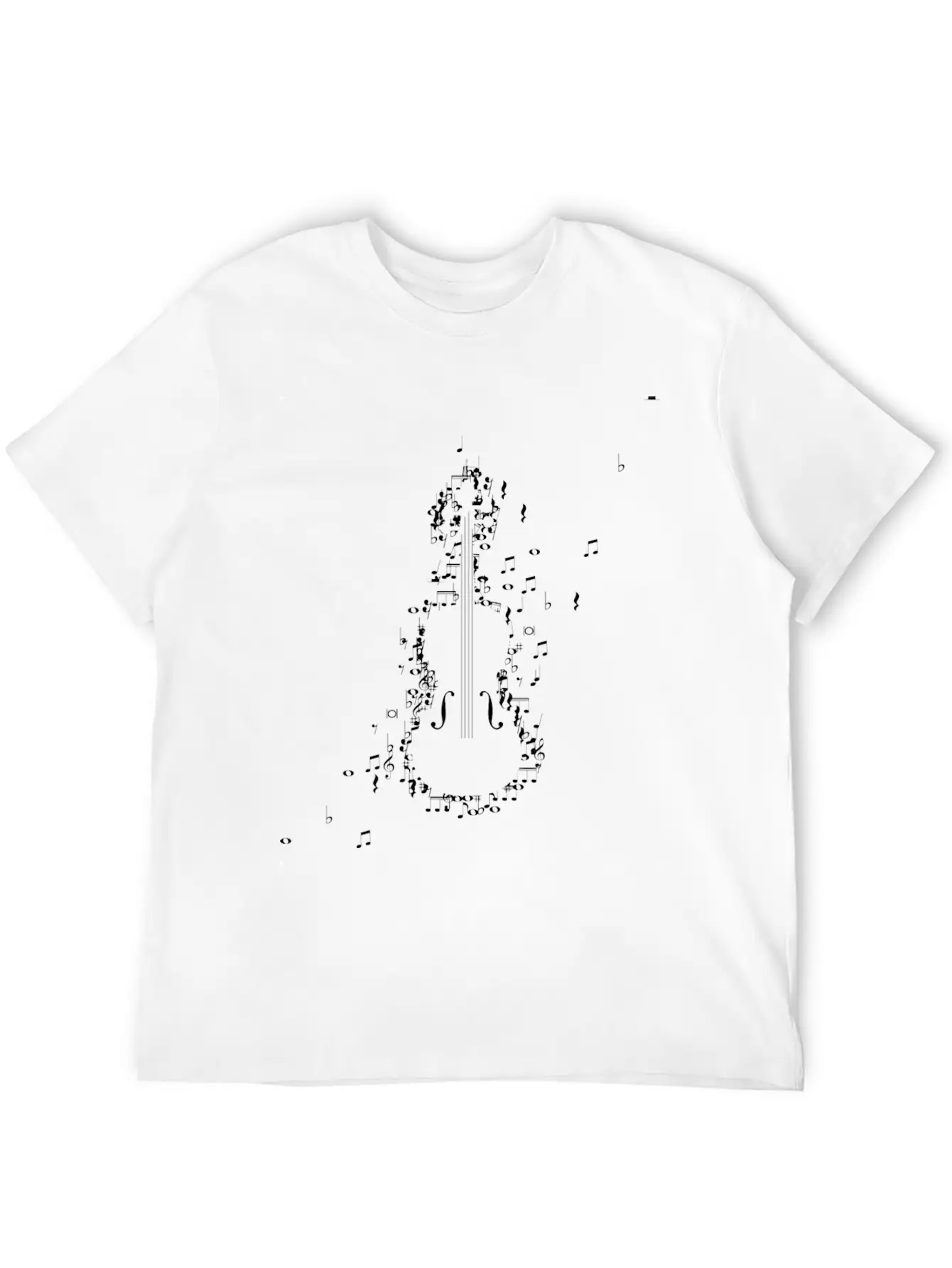 Violin Violin Music Sheet Musician Unisex Short Sleeve Soft Cotton T-Shirt – Casual Everyday Wear