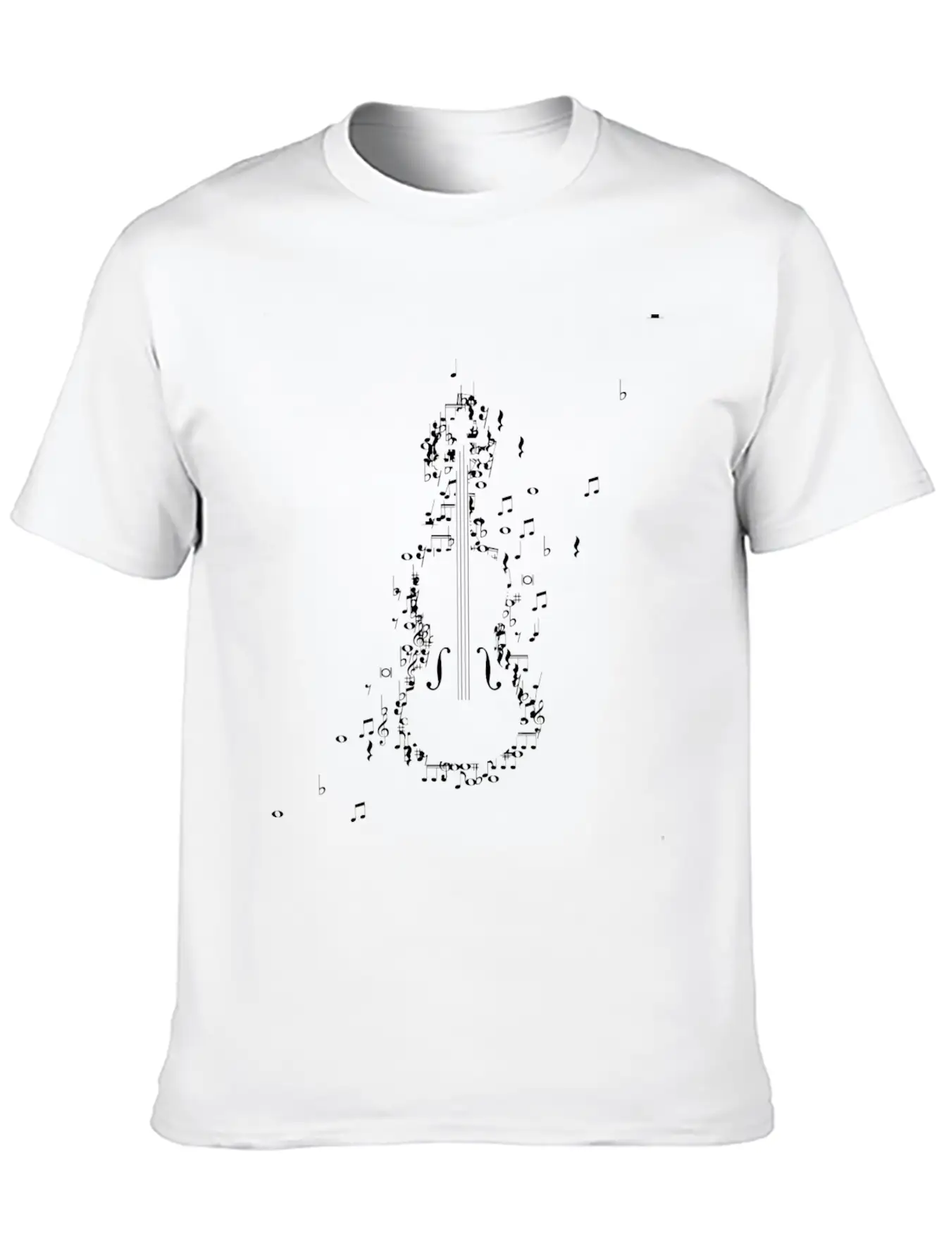 Violin Violin Music Sheet Musician Unisex Short Sleeve Soft Cotton T-Shirt – Casual Everyday Wear