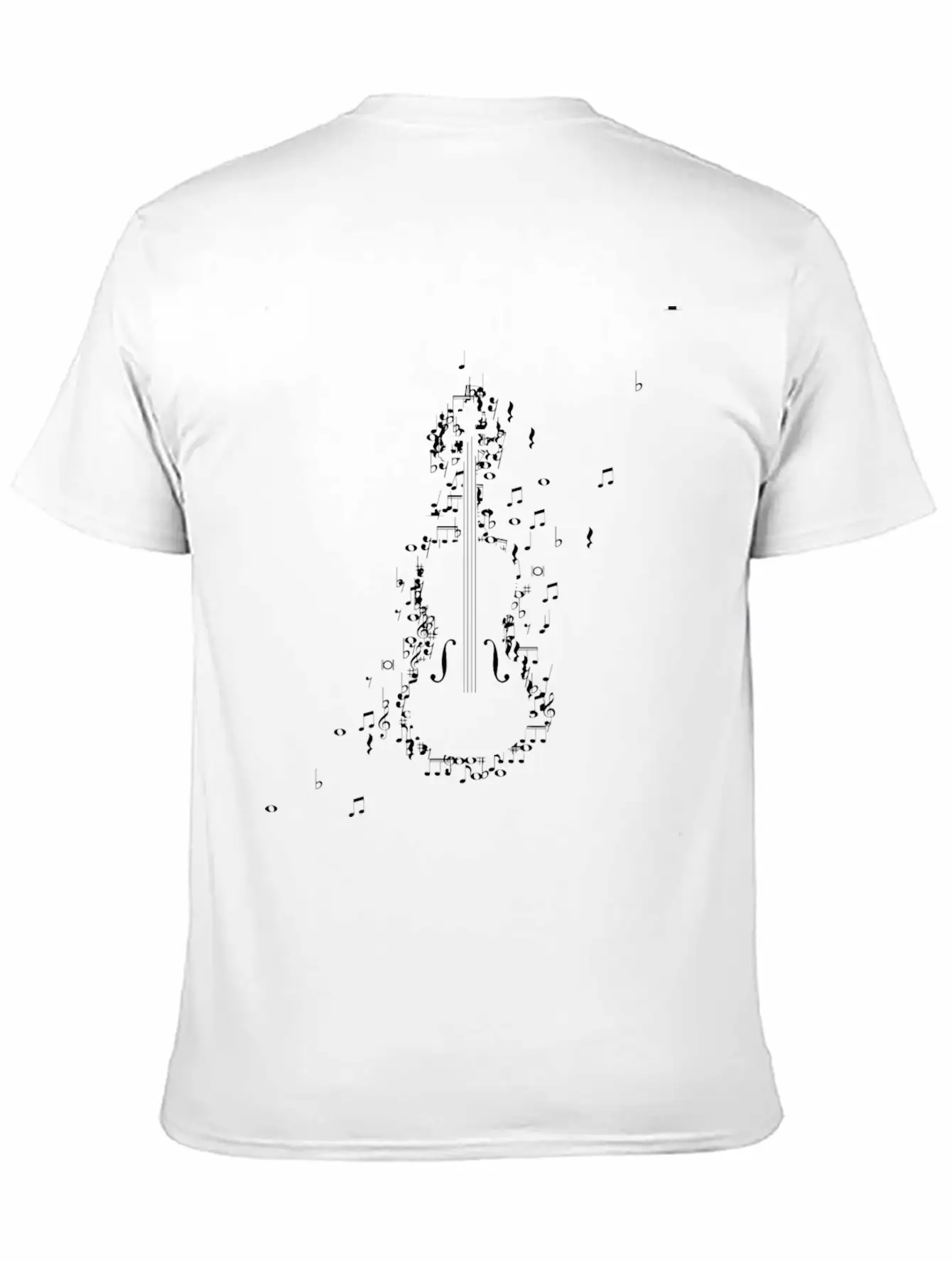 Violin Violin Music Sheet Musician Unisex Short Sleeve Soft Cotton T-Shirt – Casual Everyday Wear