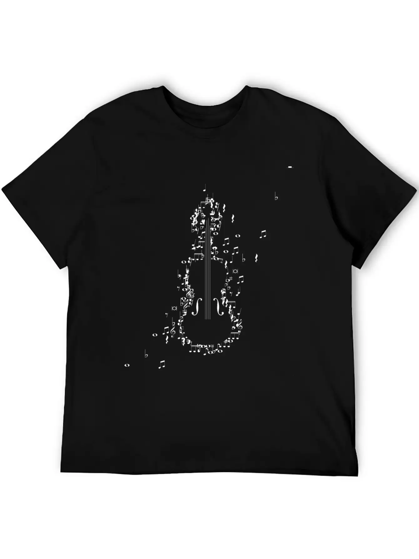 Violin Violin Music Sheet Musician Unisex Short Sleeve Soft Cotton T-Shirt – Casual Everyday Wear