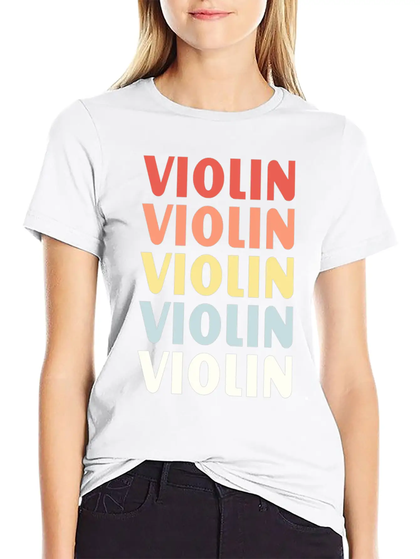 Violins Design Shirt Essential Unisex Summer Tee – Soft Cotton Casual Fit
