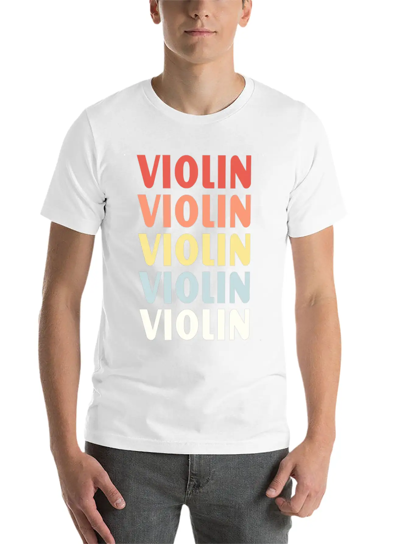 Violins Design Shirt Essential Unisex Summer Tee – Soft Cotton Casual Fit