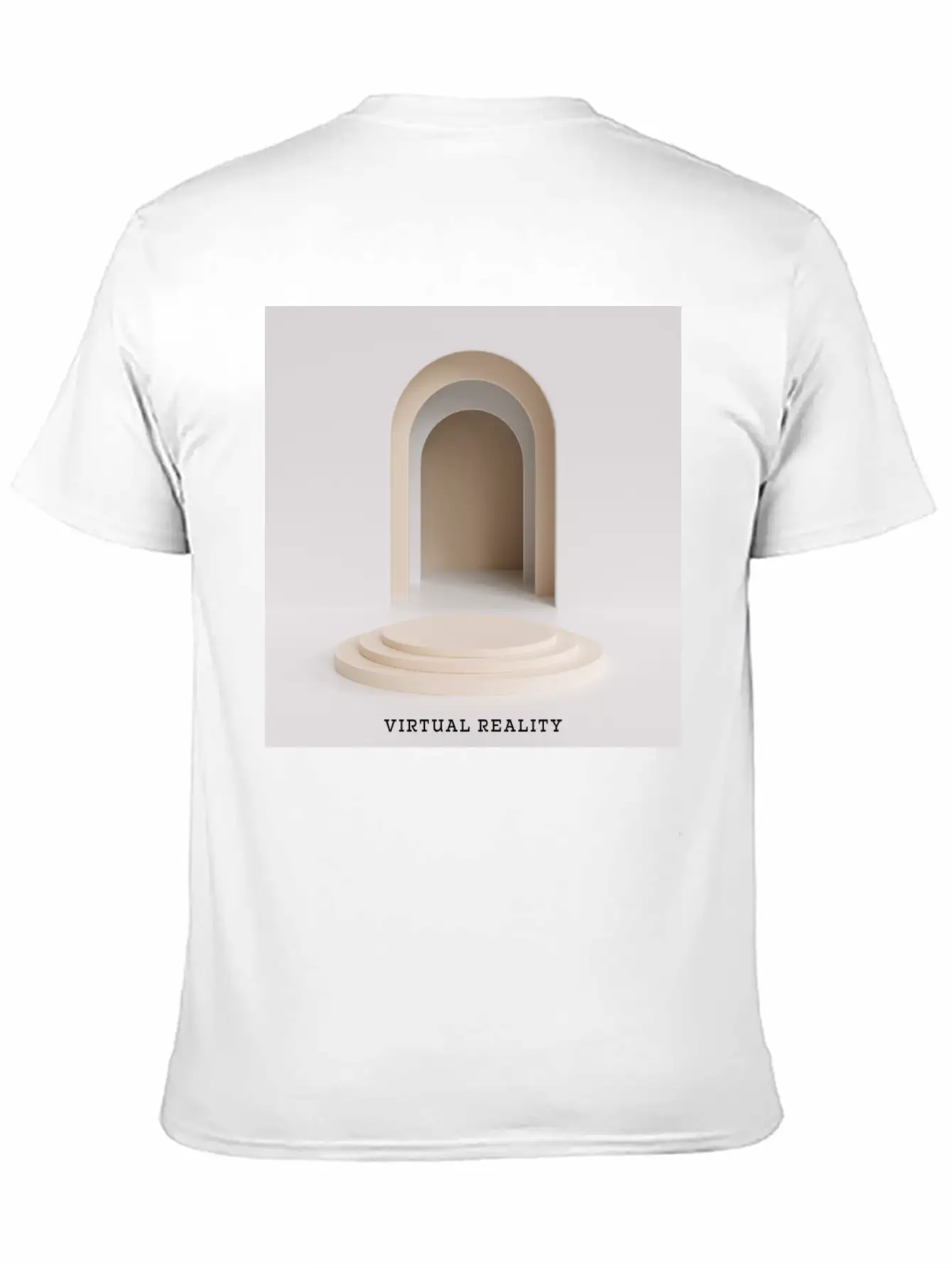 VIRTUAL REALITY Album Cover Sticker Basic Graphic T-Shirt – Daily Comfort In Soft Cotton