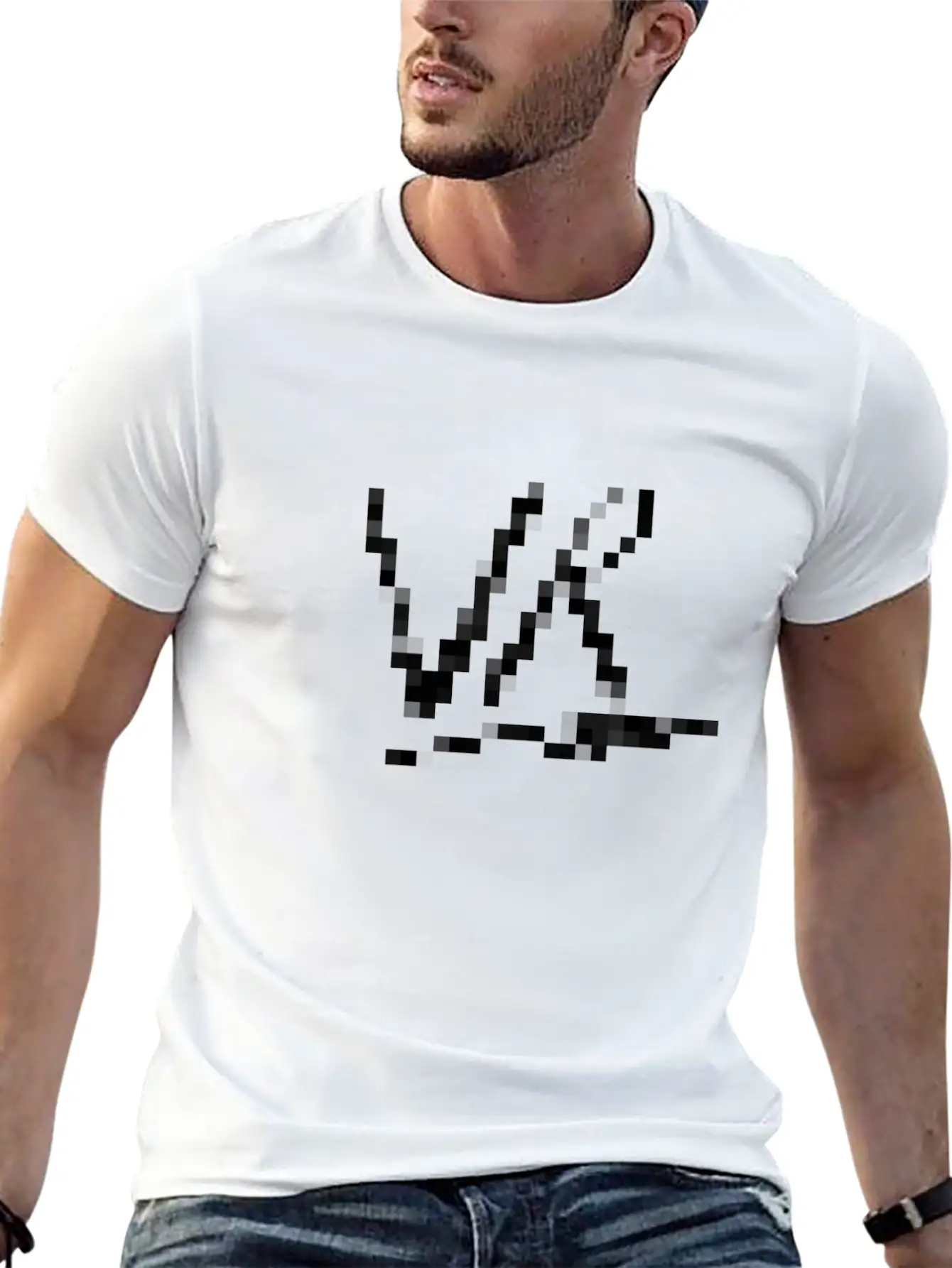 Virtual Reality Vr Icon 3d Gaming Pixel Comfortable Minimalist Graphic Tee – Summer Style Essential