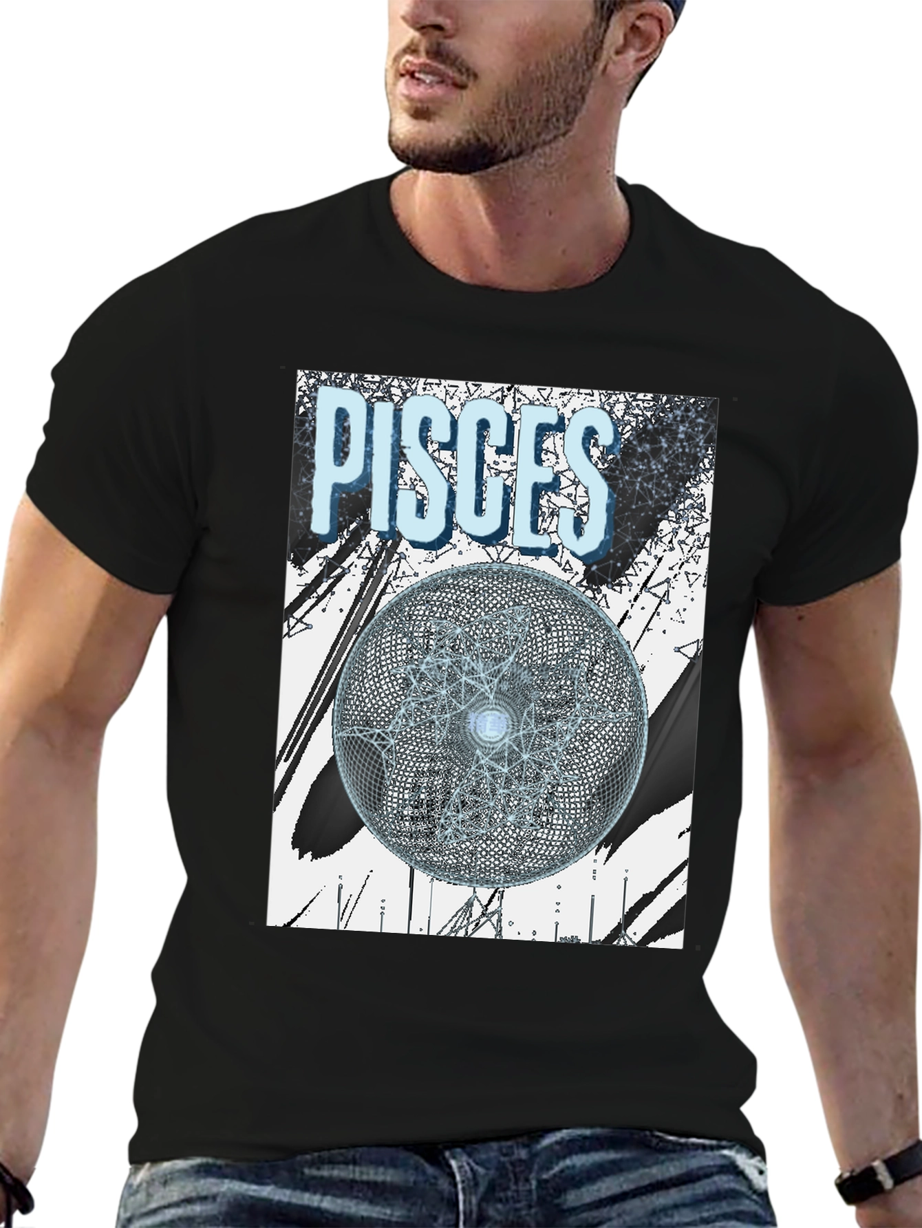 Pisces Zodiac Graphic T-Shirt - Astrology Tee