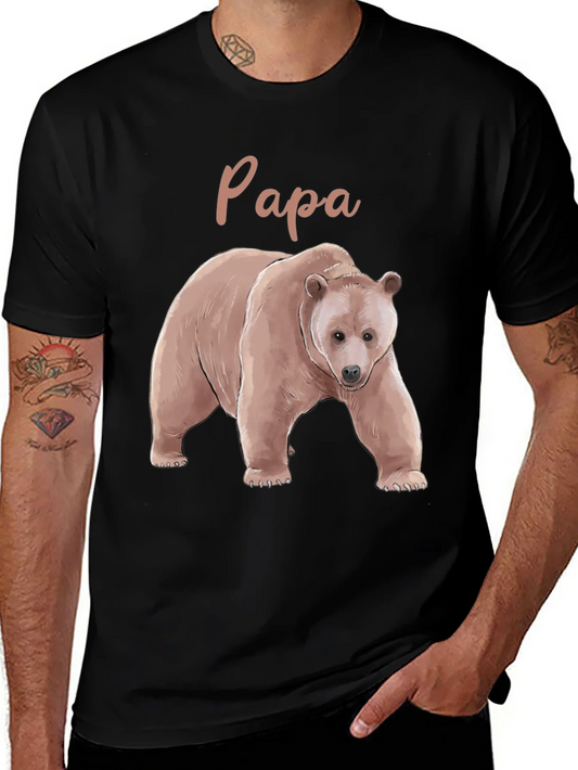 Papa Bear T-Shirt - Fathers Day Gift