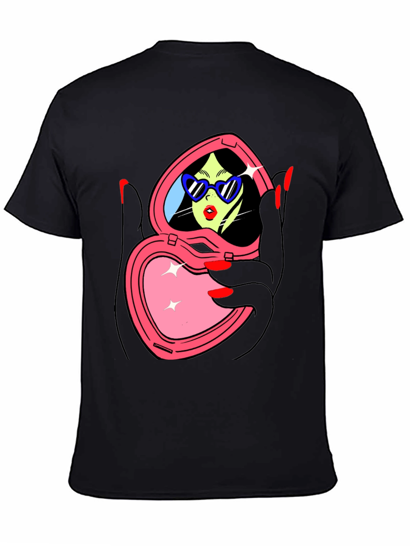 Mirror Heart Graphic T-Shirt