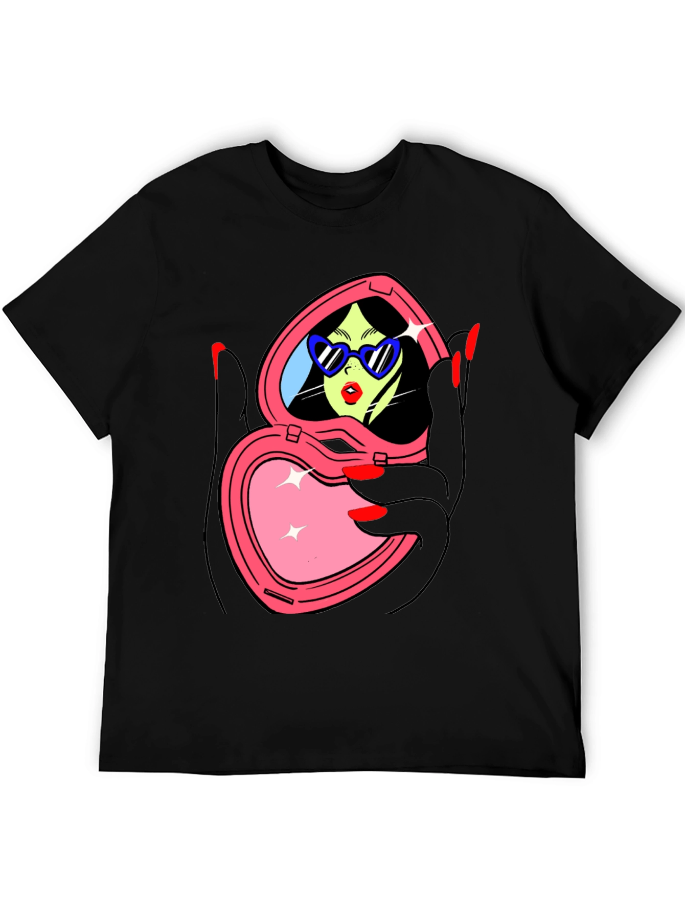 Mirror Heart Graphic T-Shirt