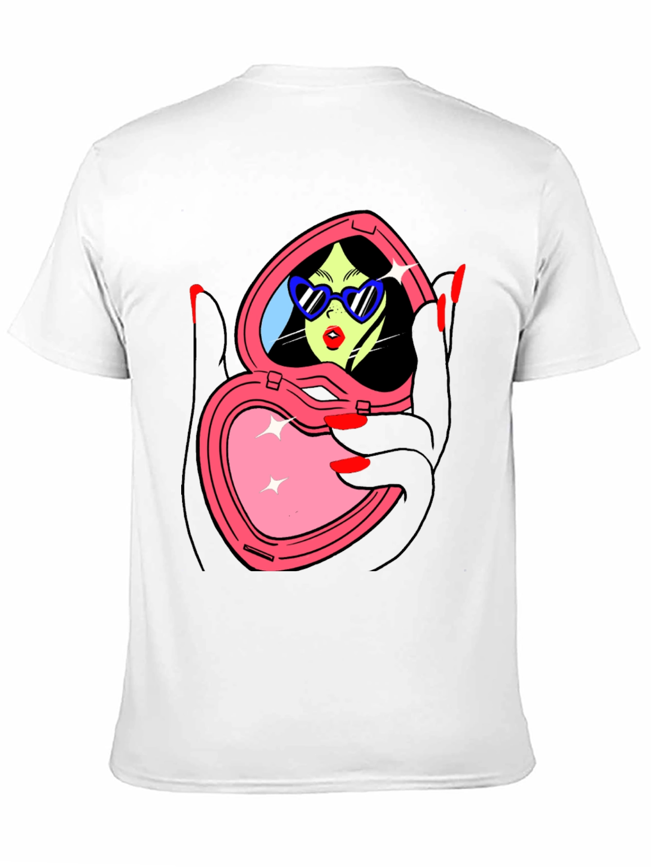 Mirror Heart Graphic T-Shirt