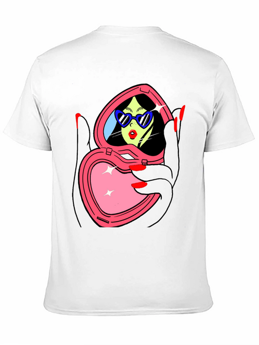 Mirror Heart Graphic T-Shirt