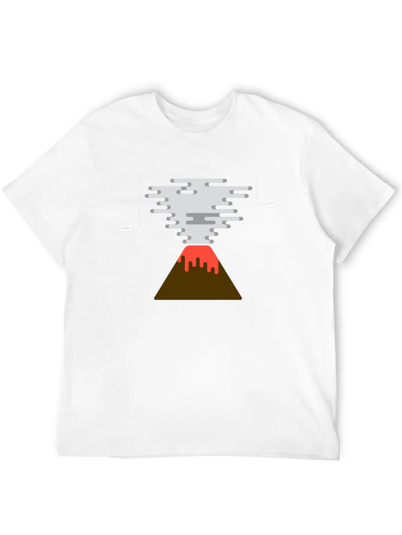 Volcano Stylish Everyday T-Shirt – Unisex Basic Cotton Tee