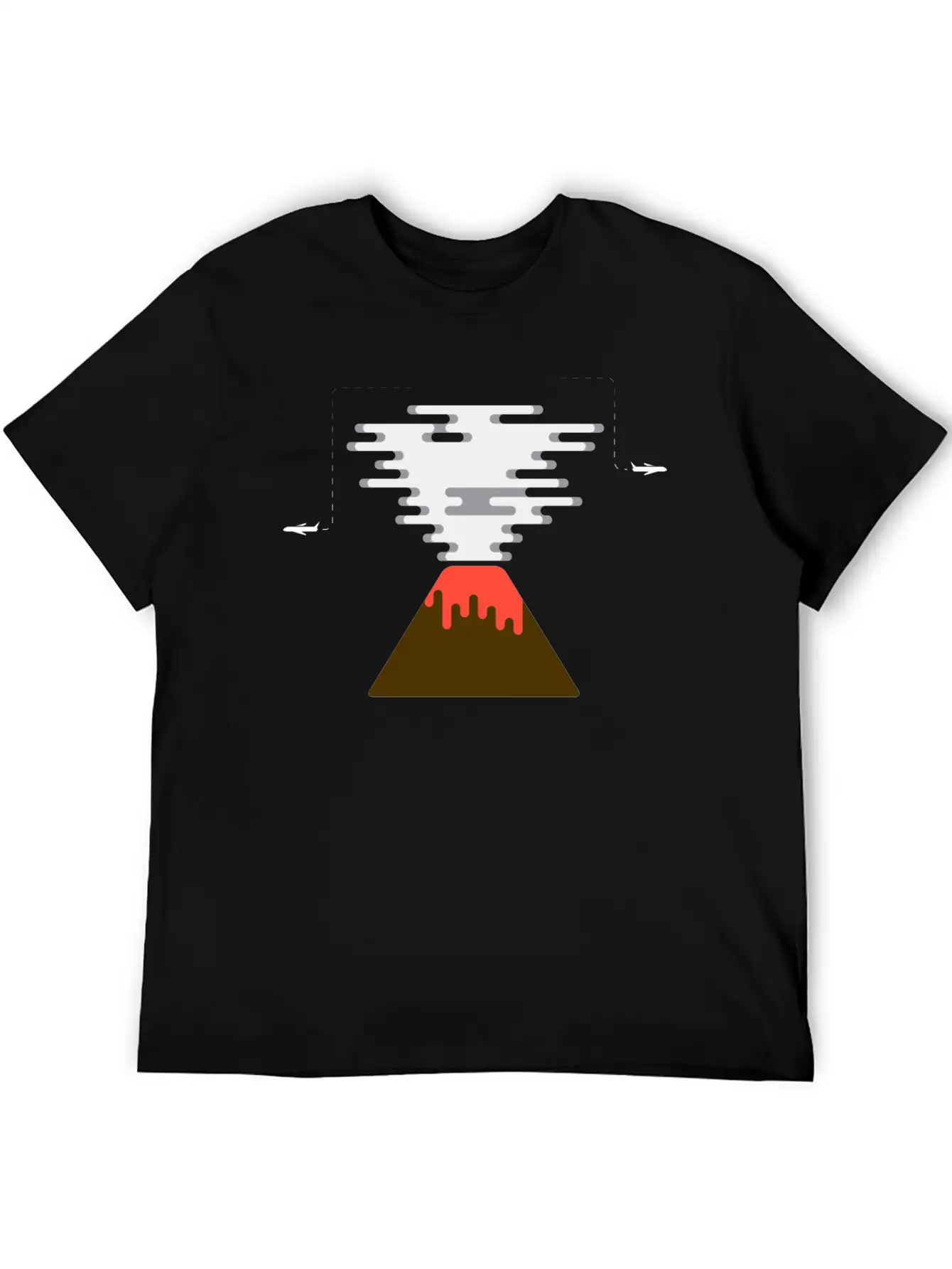 Volcano Stylish Everyday T-Shirt – Unisex Basic Cotton Tee