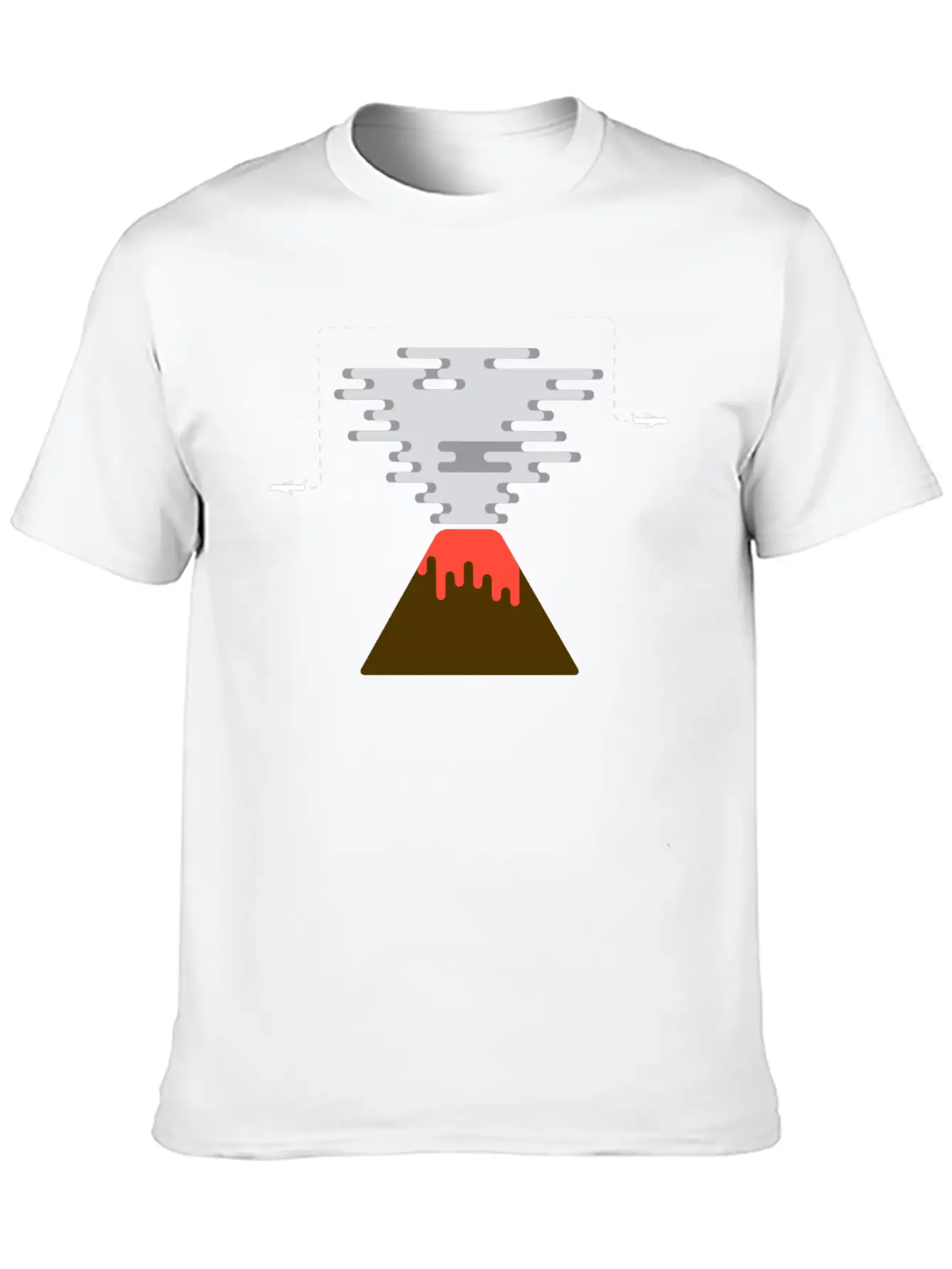 Volcano Stylish Everyday T-Shirt – Unisex Basic Cotton Tee