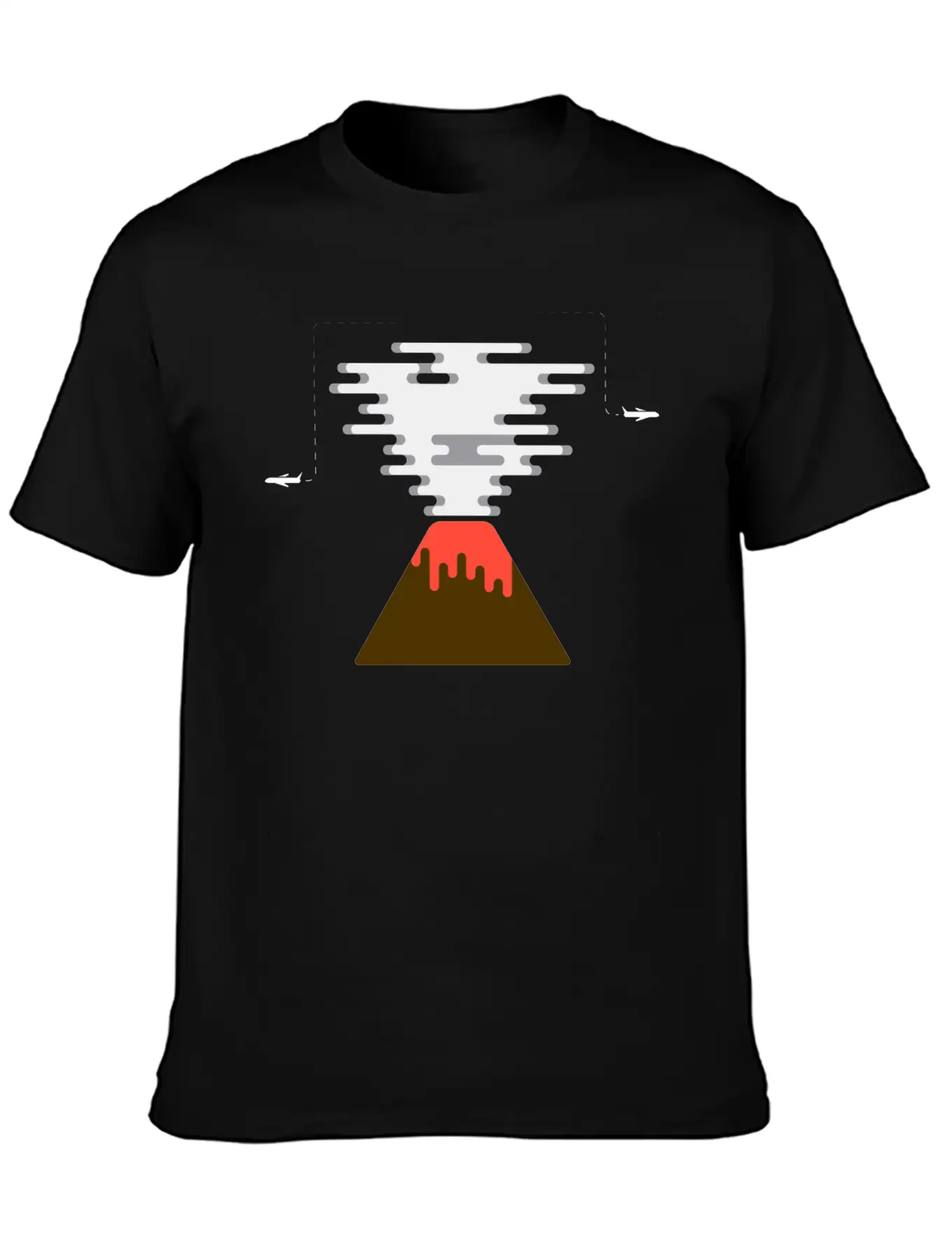 Volcano Stylish Everyday T-Shirt – Unisex Basic Cotton Tee