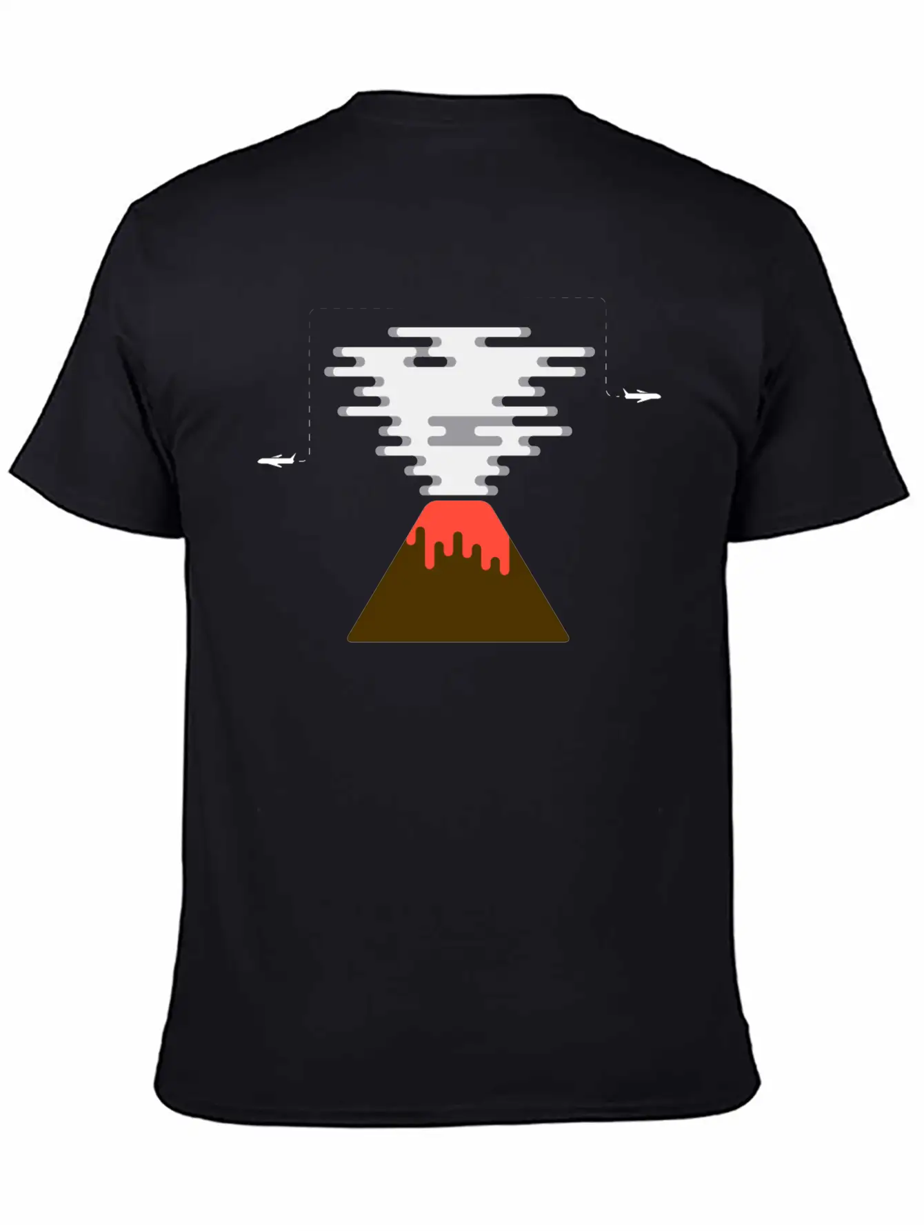 Volcano Stylish Everyday T-Shirt – Unisex Basic Cotton Tee