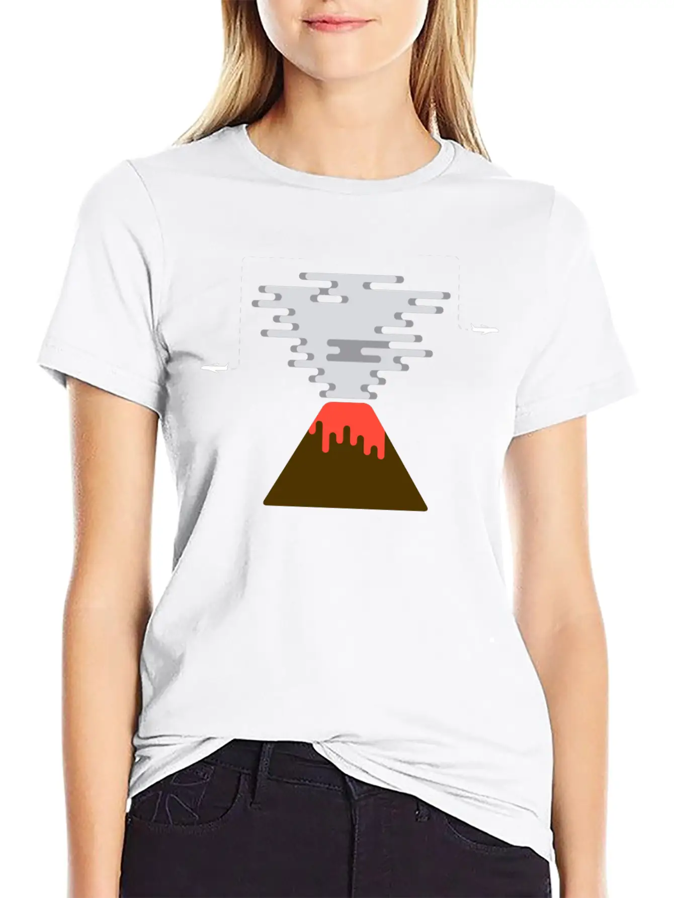 Volcano Stylish Everyday T-Shirt – Unisex Basic Cotton Tee